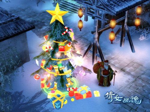 《倩女幽魂》圣诞活动专题――杭州城的圣诞树和圣诞老人